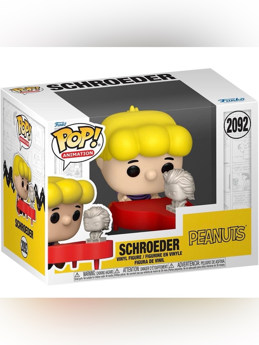 Funko Pop! Animation #2092 Peanuts Schroeder Brand New